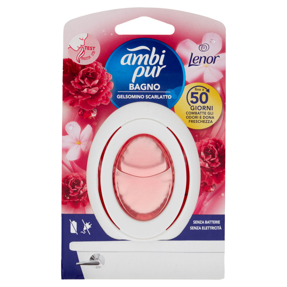 DEODORANTE AMBIPUR BAGNO GELSOMINO SCARLATTO PZ 1 - 2