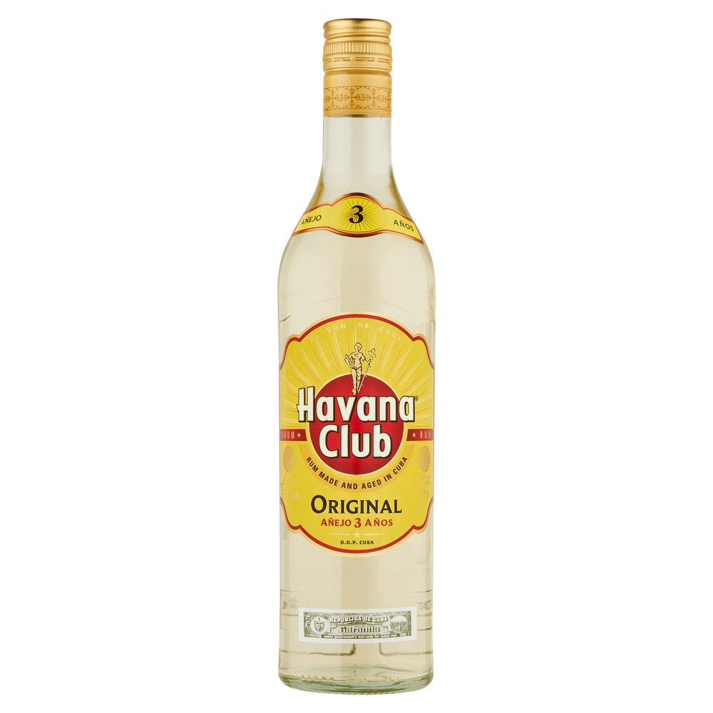 Rhum havana club 3 anos gradi 37,5 bottiglia ml 700