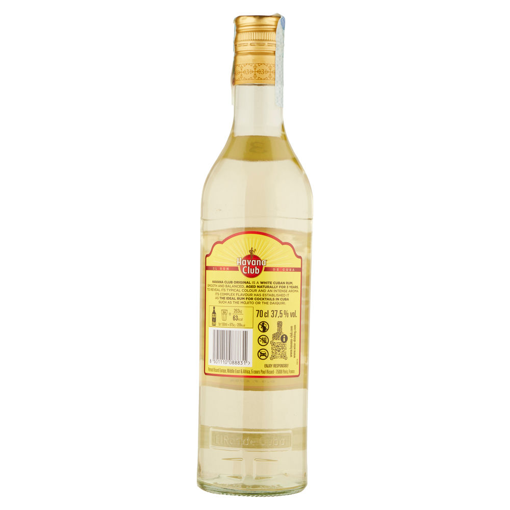 RHUM HAVANA CLUB 3 ANOS GRADI 37,5 BOTTIGLIA ML 700 - 1