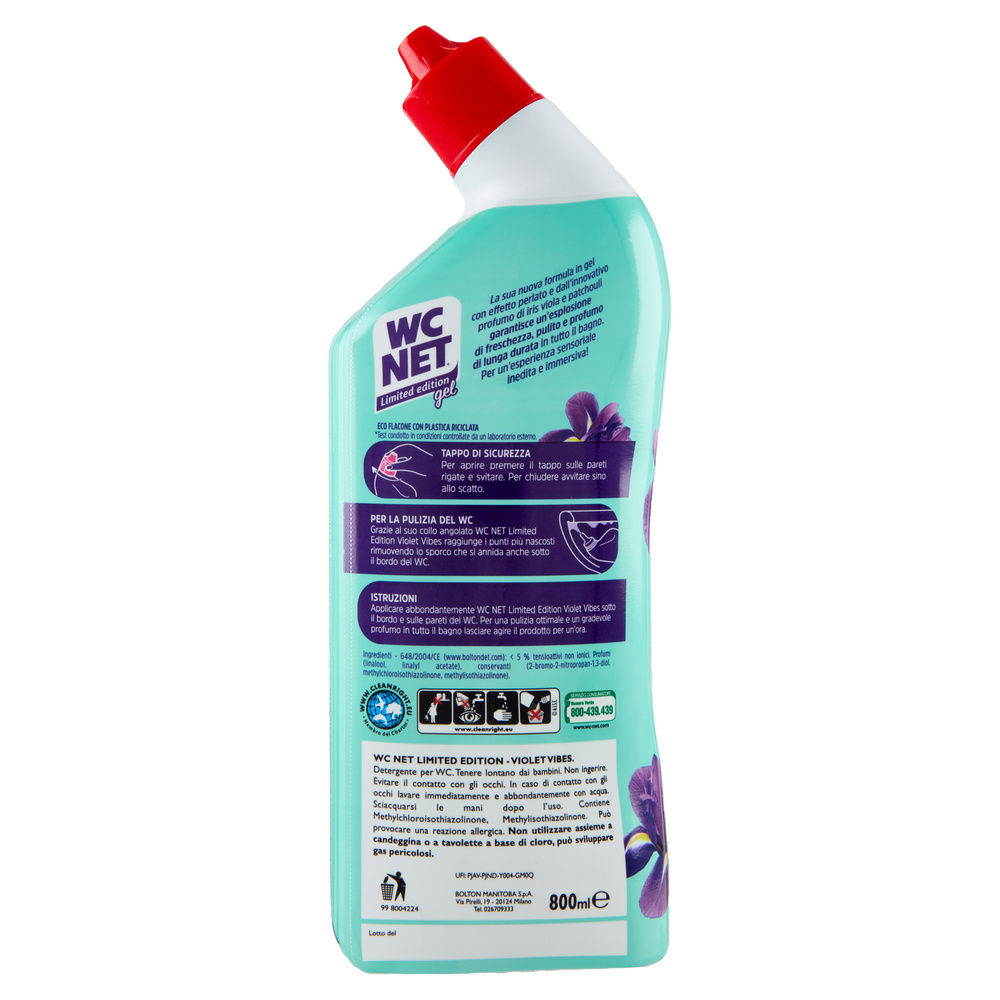 DETERGENTE WC GEL WCNET LIMITED EDITION VIOLET VIBES ML 800 - 1