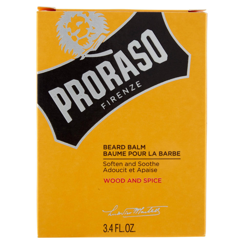 BALSAMO CURA BARBA PRORASO WOOD AND SPICE ML 100 - 1