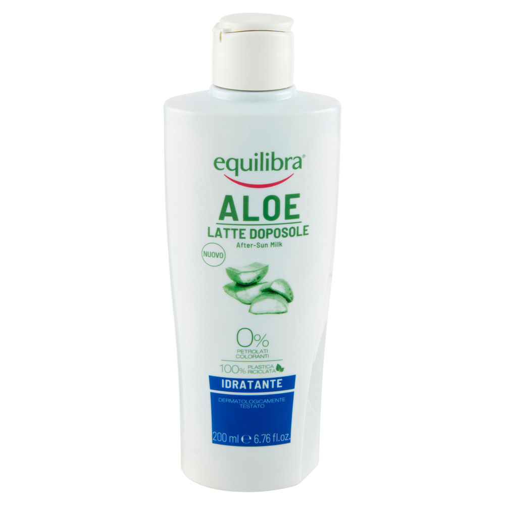 LATTE DOPOSOLE IDRATANTE EQUILIBRA ALOE ML 200 - 4