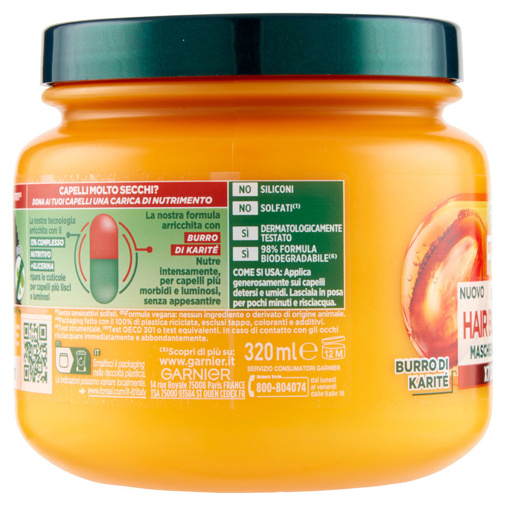 MASCHERA CAPELLI GARNIER FRUCTIS SECCHI/SCIUPATI ML 320 - 5