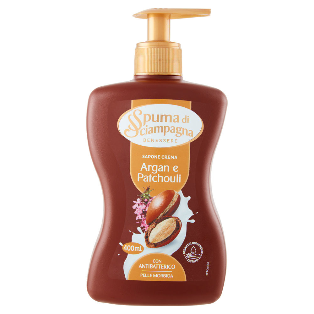 SAPONECREMA SPUMA DI SCIAMPAGNA ARGAN PATCHOULI ML.400 - 0
