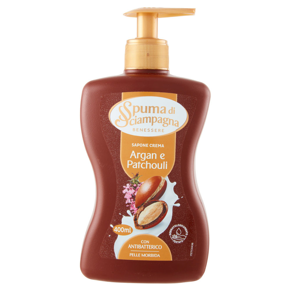SAPONECREMA SPUMA DI SCIAMPAGNA ARGAN PATCHOULI ML.400 - 2