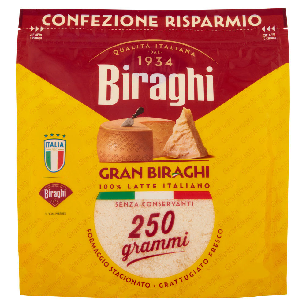 GRATTUGIATO FRESCO GRAN BIRAGHI BUSTA 250 G - 6