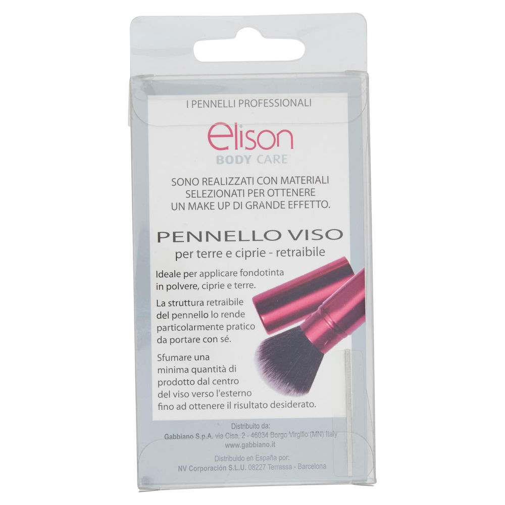 PENNELLO TRUCCO VISO RETRACTABLE ELISON 1 P - 1