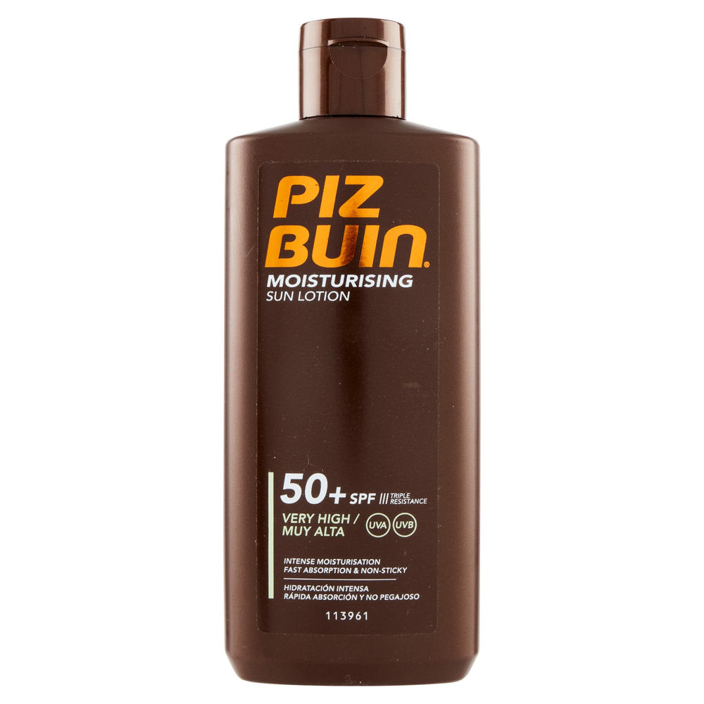 CREMA SOLARE FLUIDA PIZ BUIN MOISTURISING SPF 50+ ML.200 - 7