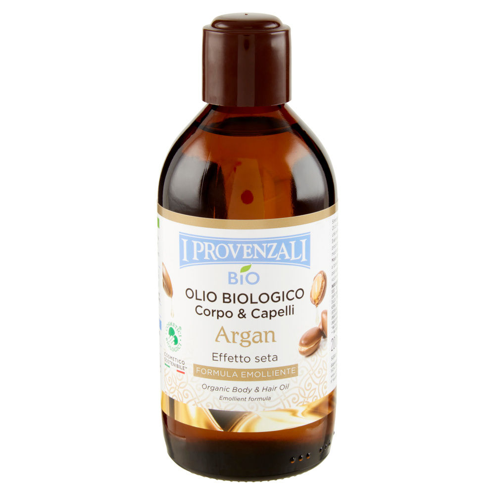OLIO CORPO E CAPELLI BIOLOGICO ARGAN I PROVENZALI 200ML - 5