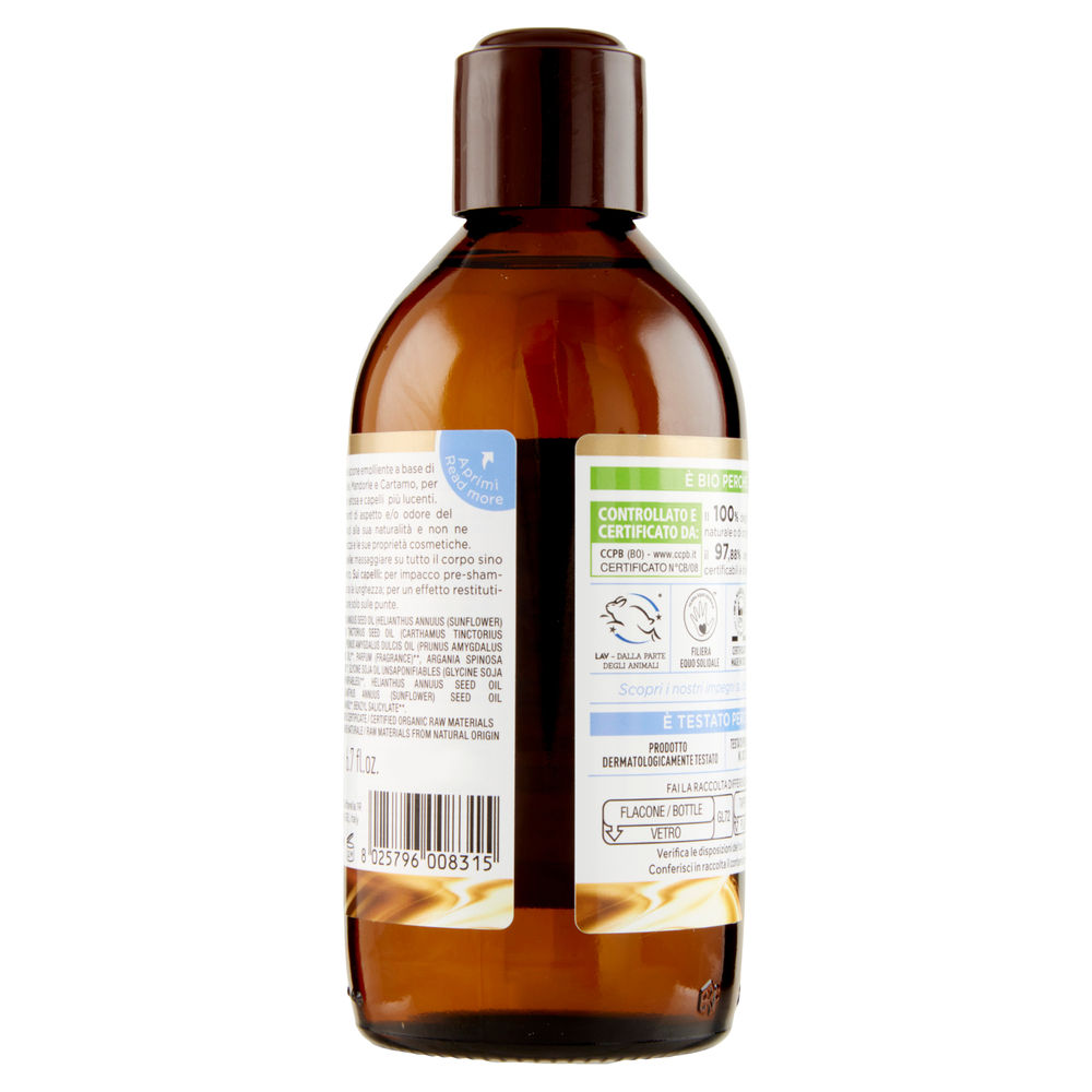 OLIO CORPO E CAPELLI BIOLOGICO ARGAN I PROVENZALI 200ML - 1