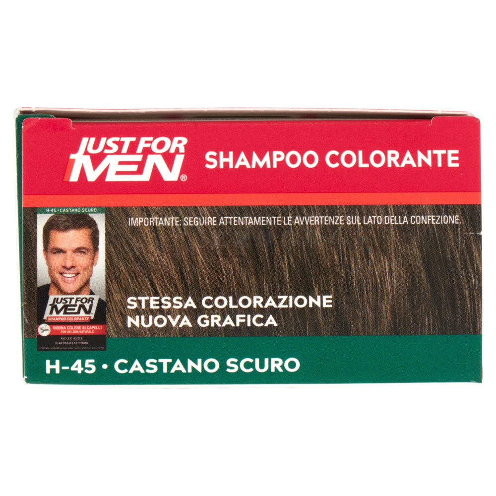 CREMA COLOLORANTE JUST FORMEN CASTANO SCURO PZ 1 - 6