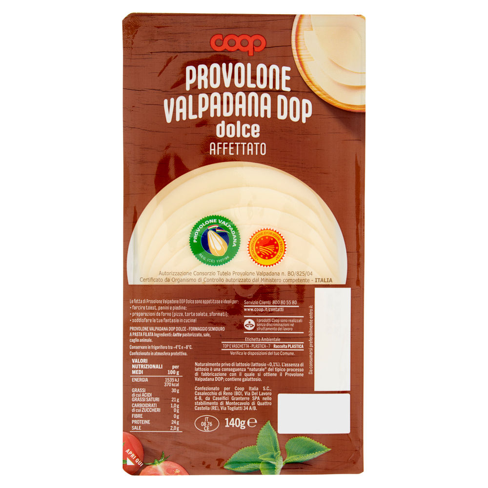 PROVOLONE DOP FETTE COOP G 140 - 0