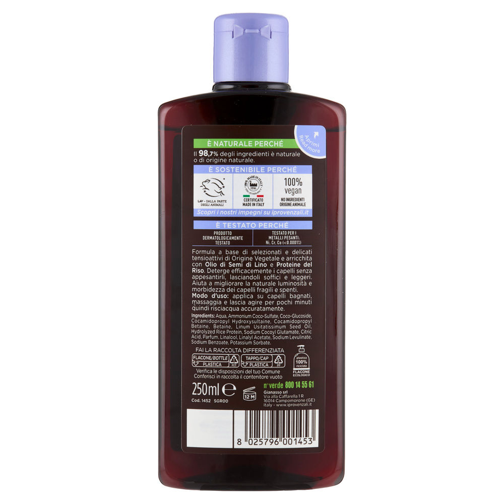 SHAMPOO AI SEMI LINO I PROVENZALI FL. ML. 250 - 1