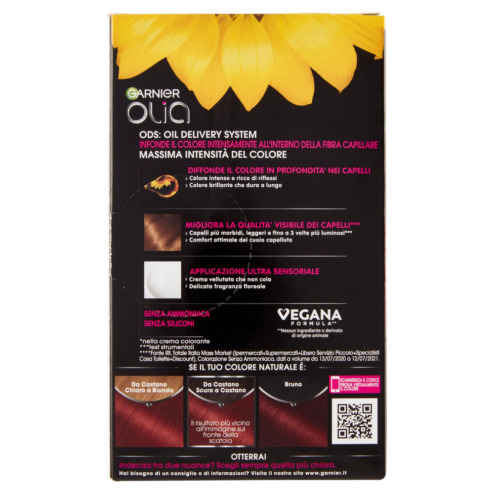 COLORAZIONE GARNIER OLIA IT 660 INTENSE RED PZ.1 - 1