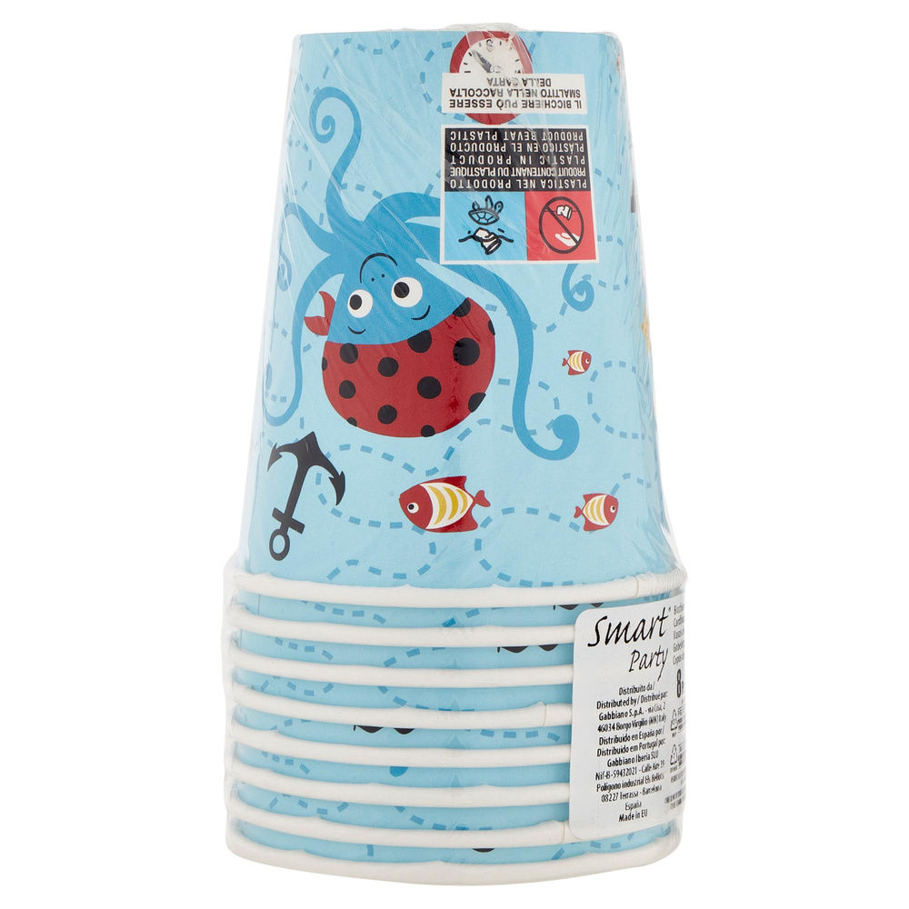 BICCHIERI PIRATES N.CART SMART PZ.8 - 4