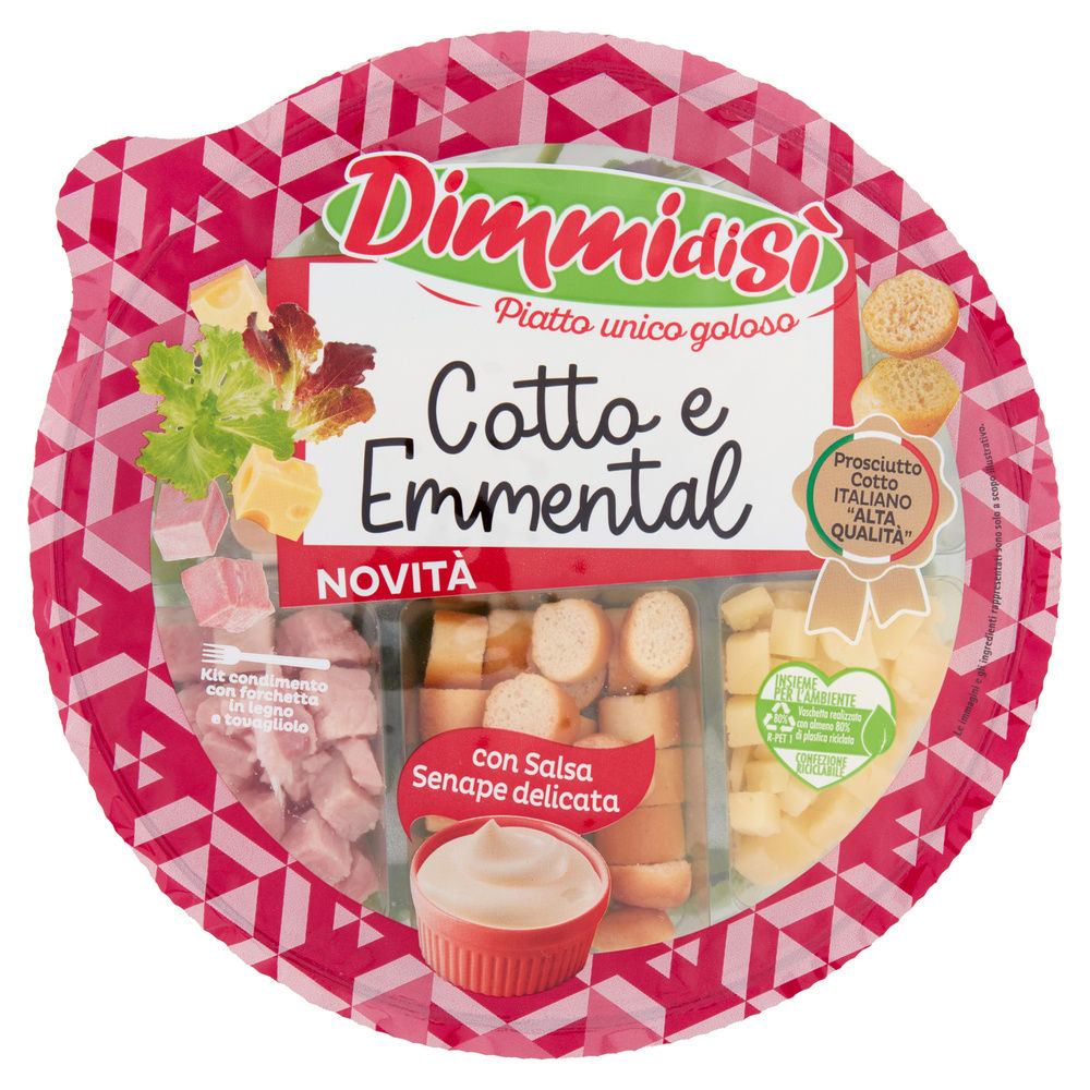 PIATTO UNICO PROSCIUTTO EMMENTAL DIMMIDISI' CIOTOLA G140 - 4