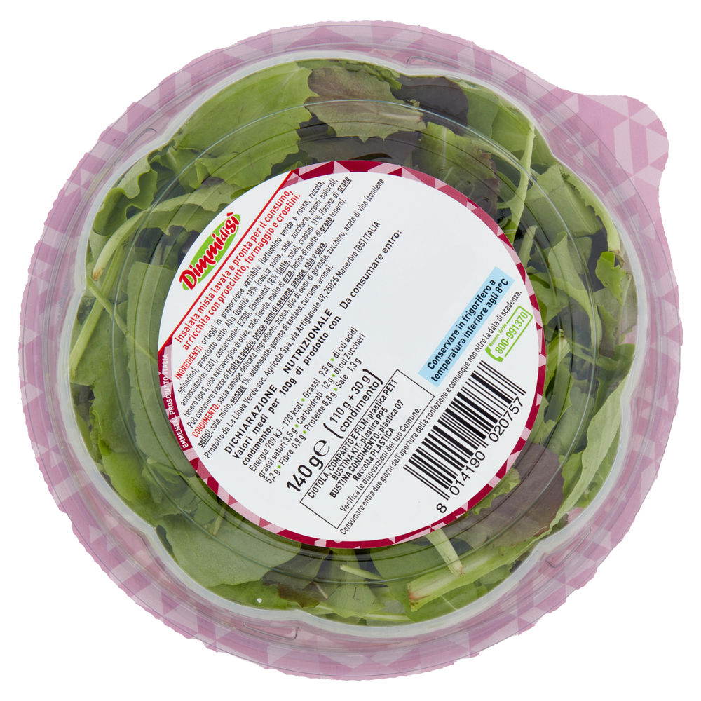 PIATTO UNICO PROSCIUTTO EMMENTAL DIMMIDISI' CIOTOLA G140 - 1