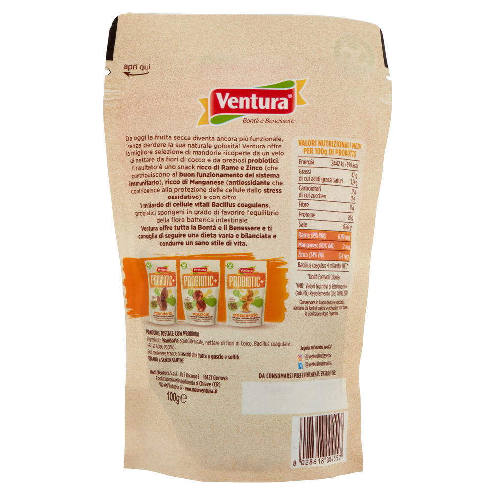 PROBIOTIC BB PLUS MANDORLE VENTURA DOYPACK G 100 - 1