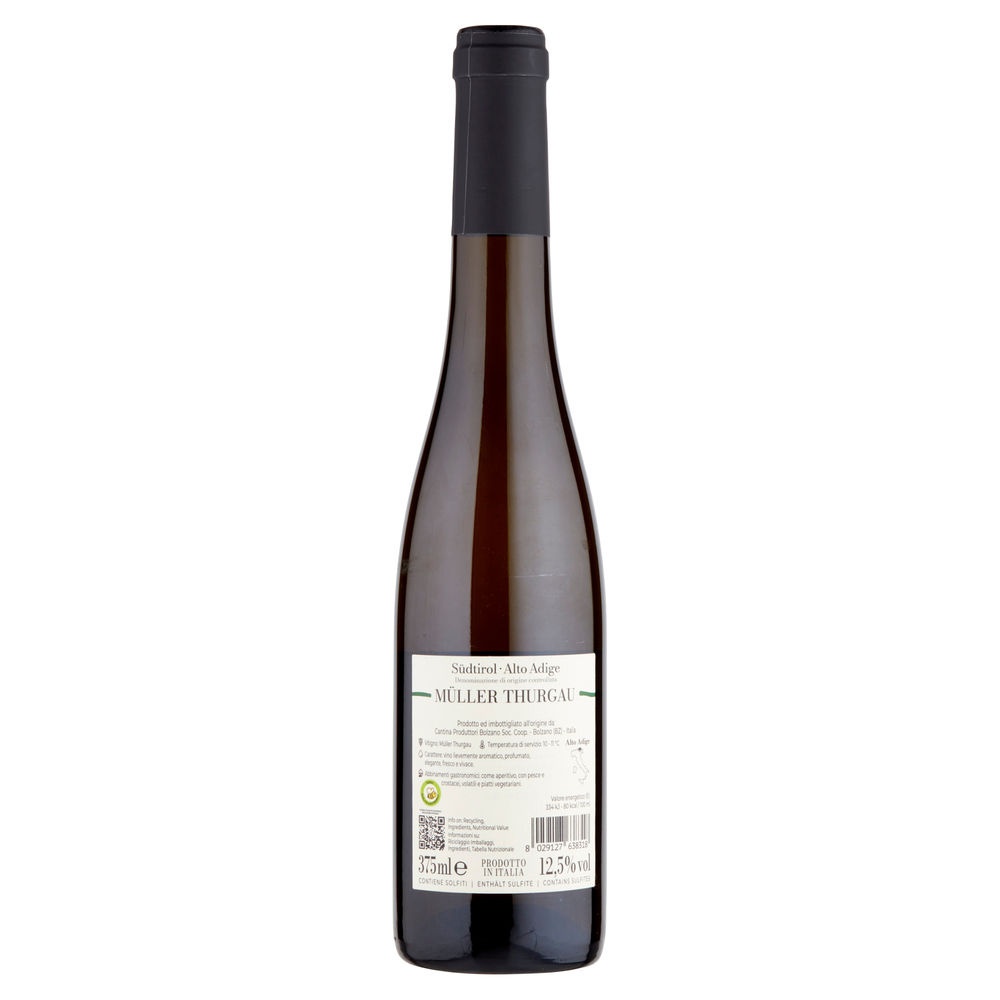 MULLER THURGAU DOC ALTO ADIGE CANTINA PRODUTTORI BOLZANO ML 375 - 1