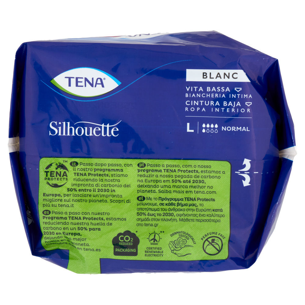 ASSORBENTI PER INCONTINENZA TENA SILHOUETTE NORMAL BLANC LARGE PEZZI 5 - 5