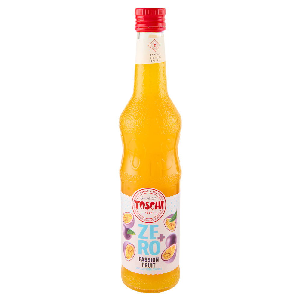 SCIROPPO PASSION FRUIT + DRINK ZERO TOSCHI CL 56 - 2