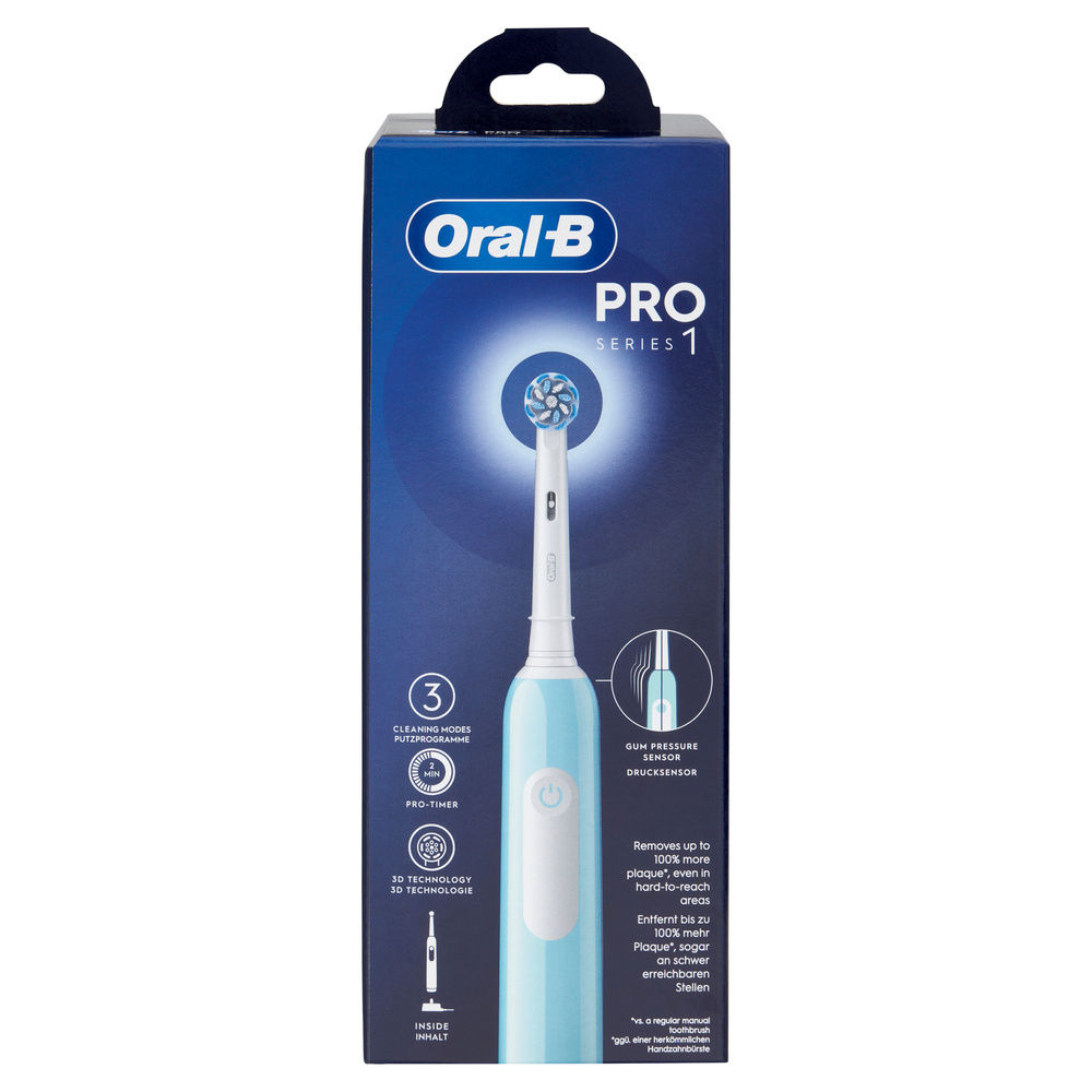 SPAZZOLINO ELETTRICO ORAL B  PRO SERIES 1 SENSITIVE BLUE PZ 1 - 7