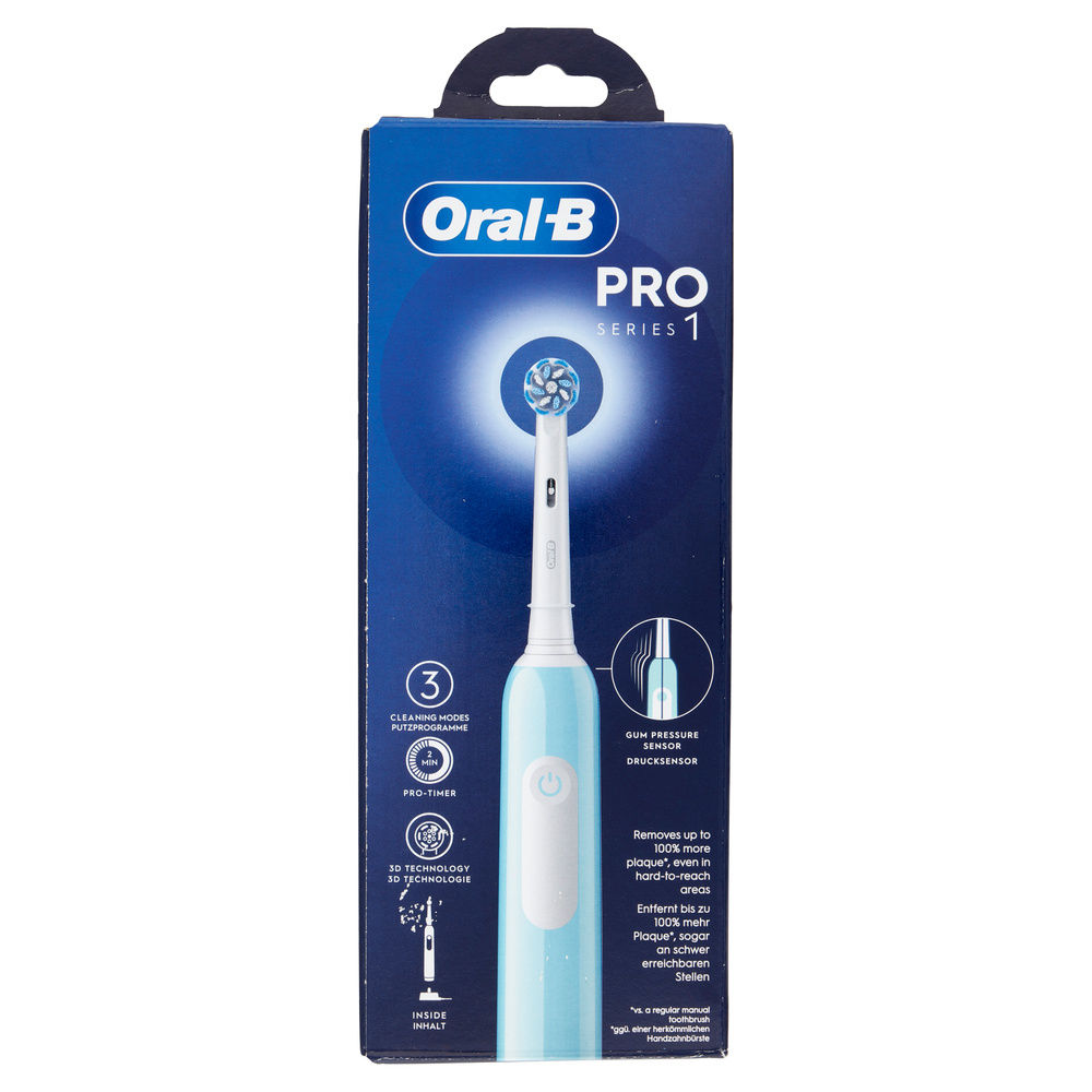 SPAZZOLINO ELETTRICO ORAL B  PRO SERIES 1 SENSITIVE BLUE PZ 1 - 6
