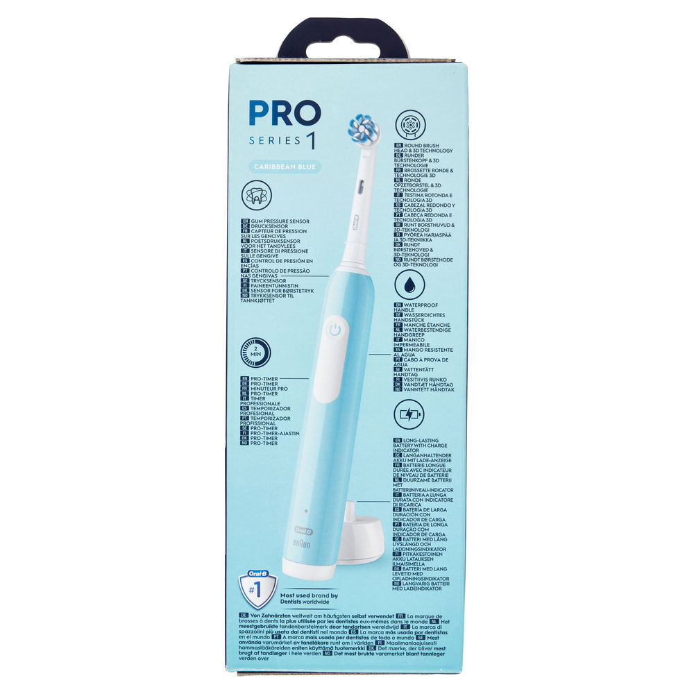 SPAZZOLINO ELETTRICO ORAL B  PRO SERIES 1 SENSITIVE BLUE PZ 1 - 1