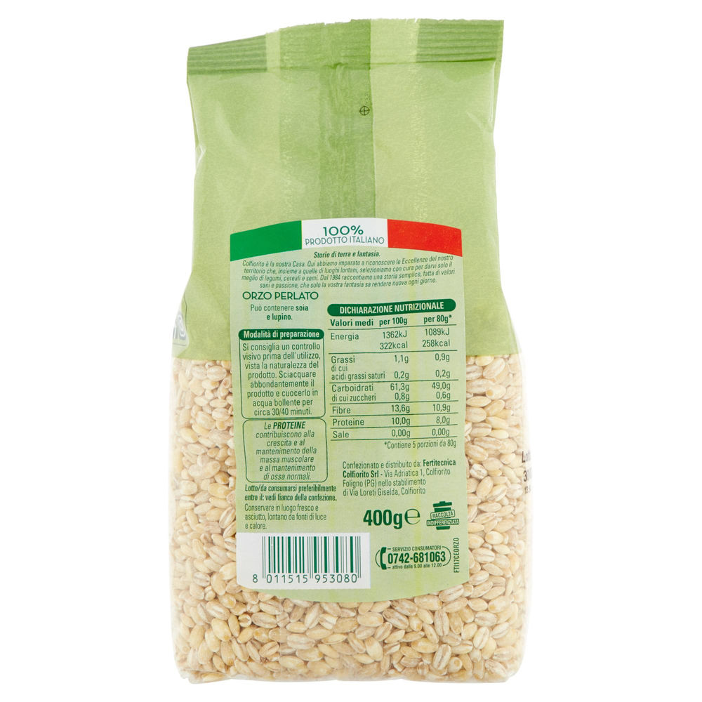ORZO PERLATO ITALIA COLFIORITO SACCHETTO G 400 - 1