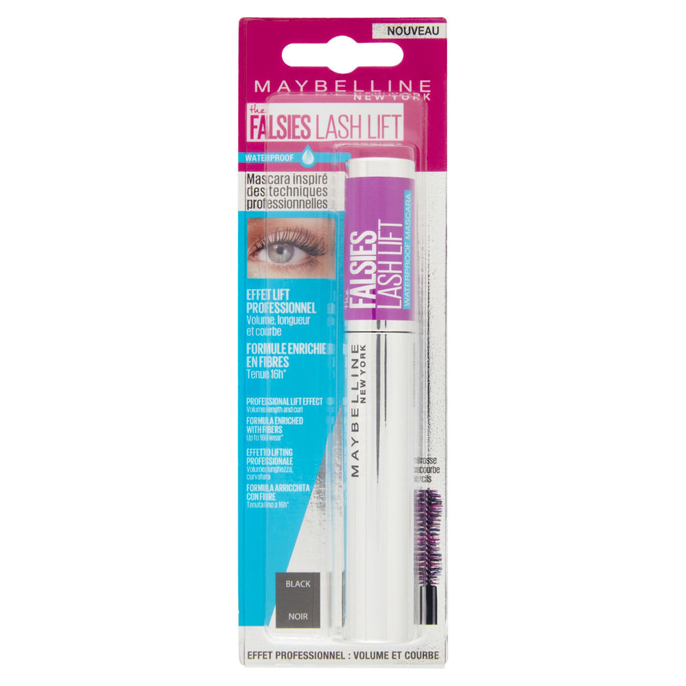 MASCARA FALSIES LASH LIFT WATERPROOF 01 NERO MAYBELLINE PZ.1 - 0