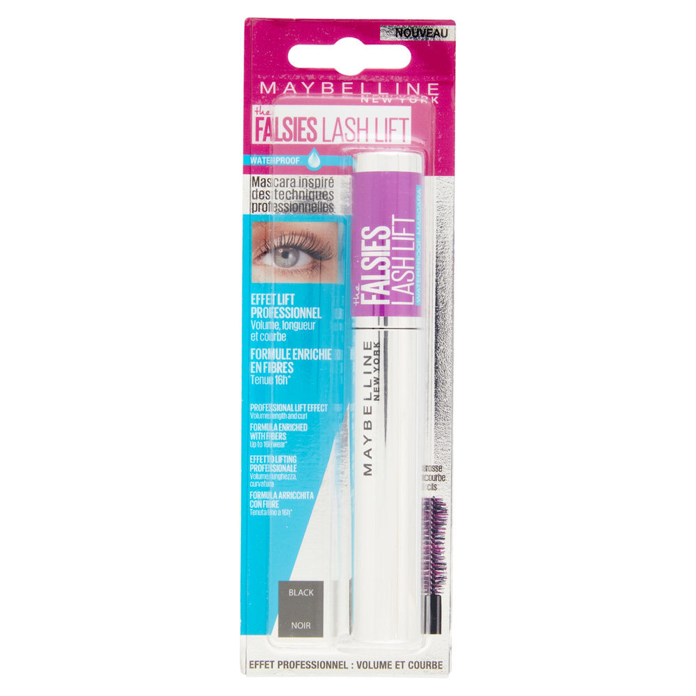 MASCARA FALSIES LASH LIFT WATERPROOF 01 NERO MAYBELLINE PZ.1 - 5