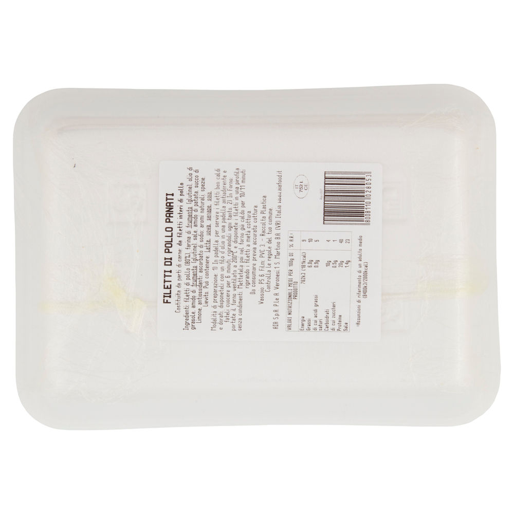 FILETTI DI POLLO SEMPLICEMENTE PANATI CF 280 G AIA - 1