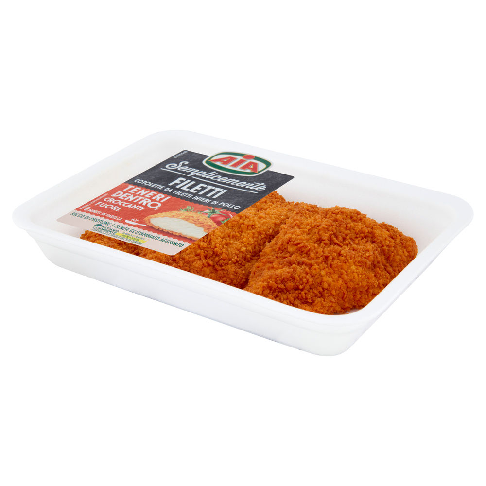 FILETTI DI POLLO SEMPLICEMENTE PANATI CF 280 G AIA - 8