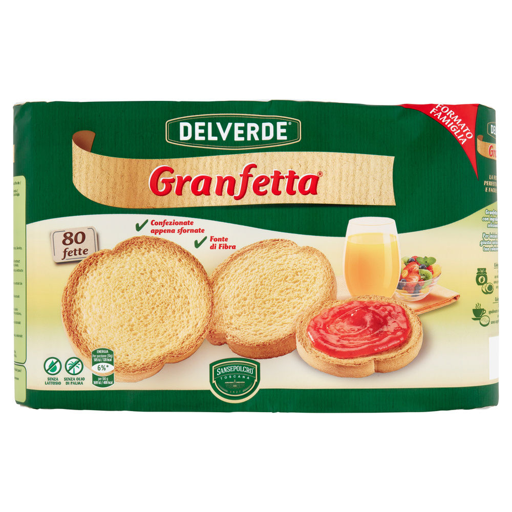 FETTE BISCOTTATE DELVERDE X 80 INCARTO G 600 - 0