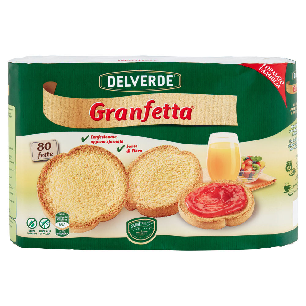 FETTE BISCOTTATE DELVERDE X 80 INCARTO G 600 - 14