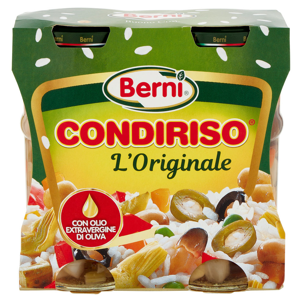 CONDIRISO BERNI L'ORIGINALE CON OLIO EXTRAVERGINE DI OLIVA CLUSTER G300X2 - 3