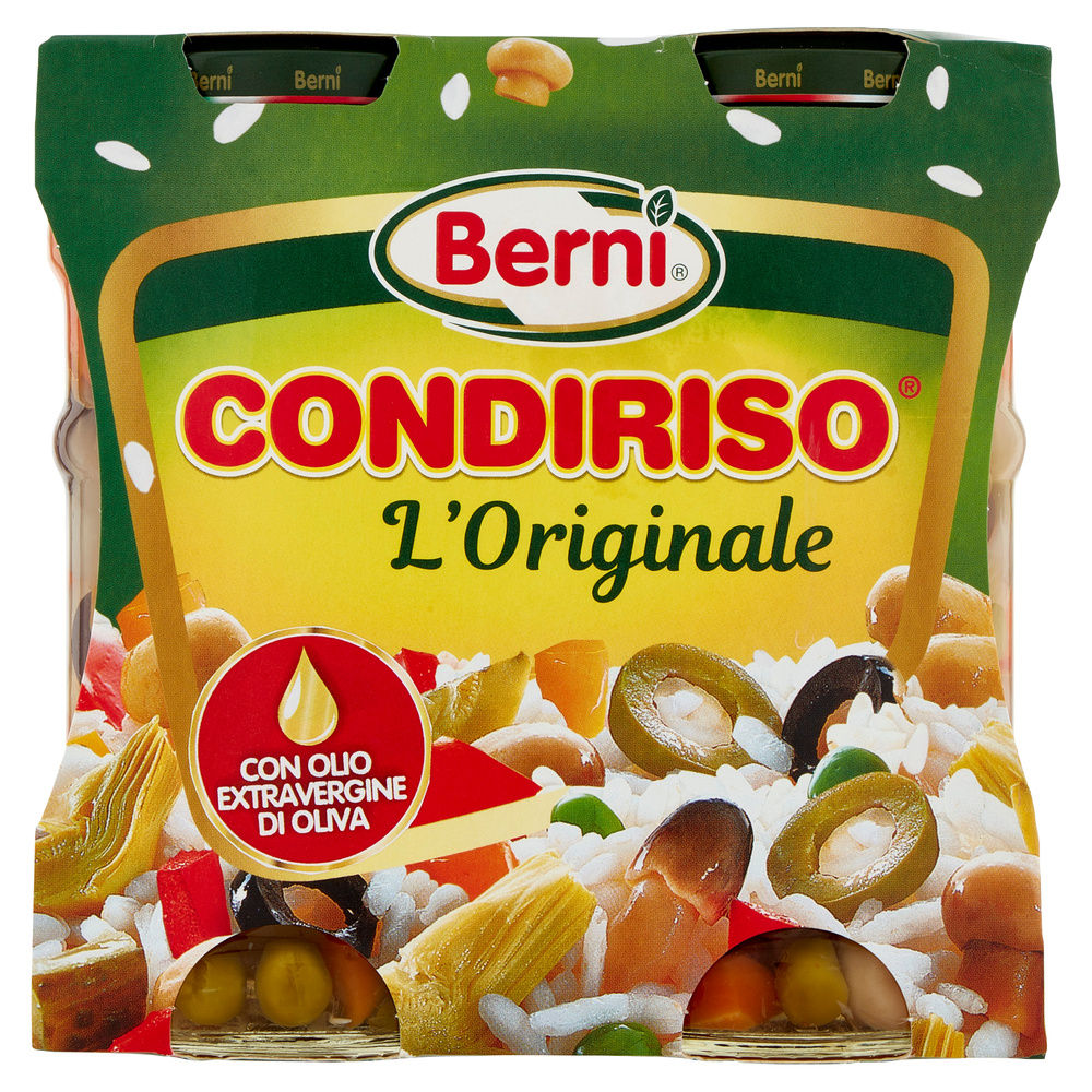 CONDIRISO BERNI L'ORIGINALE CON OLIO EXTRAVERGINE DI OLIVA CLUSTER G300X2 - 1