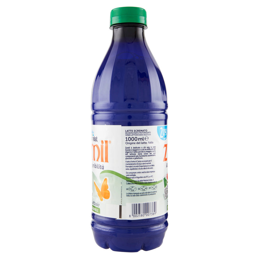 LATTE MICROFILTRATO 0,1% ZYMIL PARMALAT L 1 O/S - 6