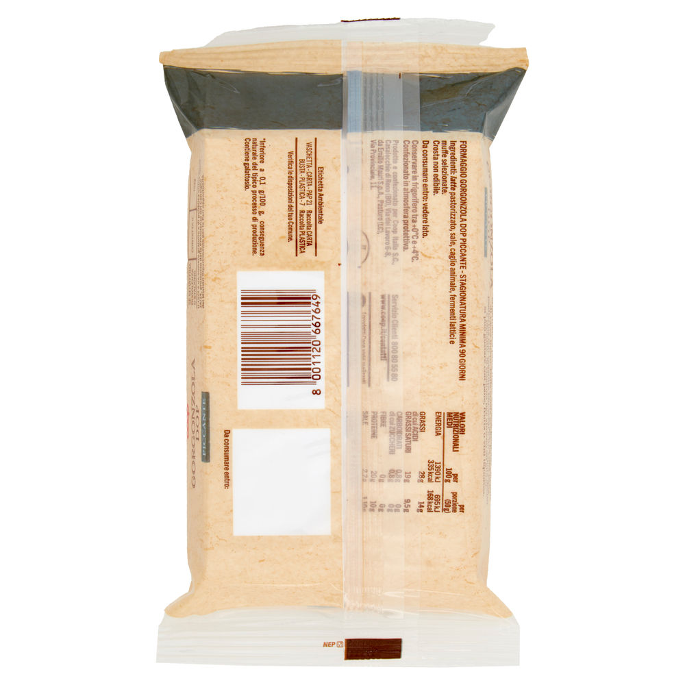 GORGONZOLA PICCANTE DOP LA TRADIZIONE COOP G 150 - 1