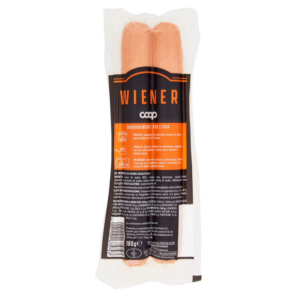 WIENER WURSTEL COOP GOURMET G 180 - 2