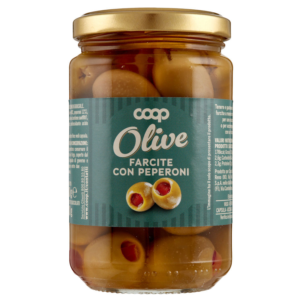 OLIVE FARCITE IN OLIO DI GIRASOLE COOP V.V.280G - 6