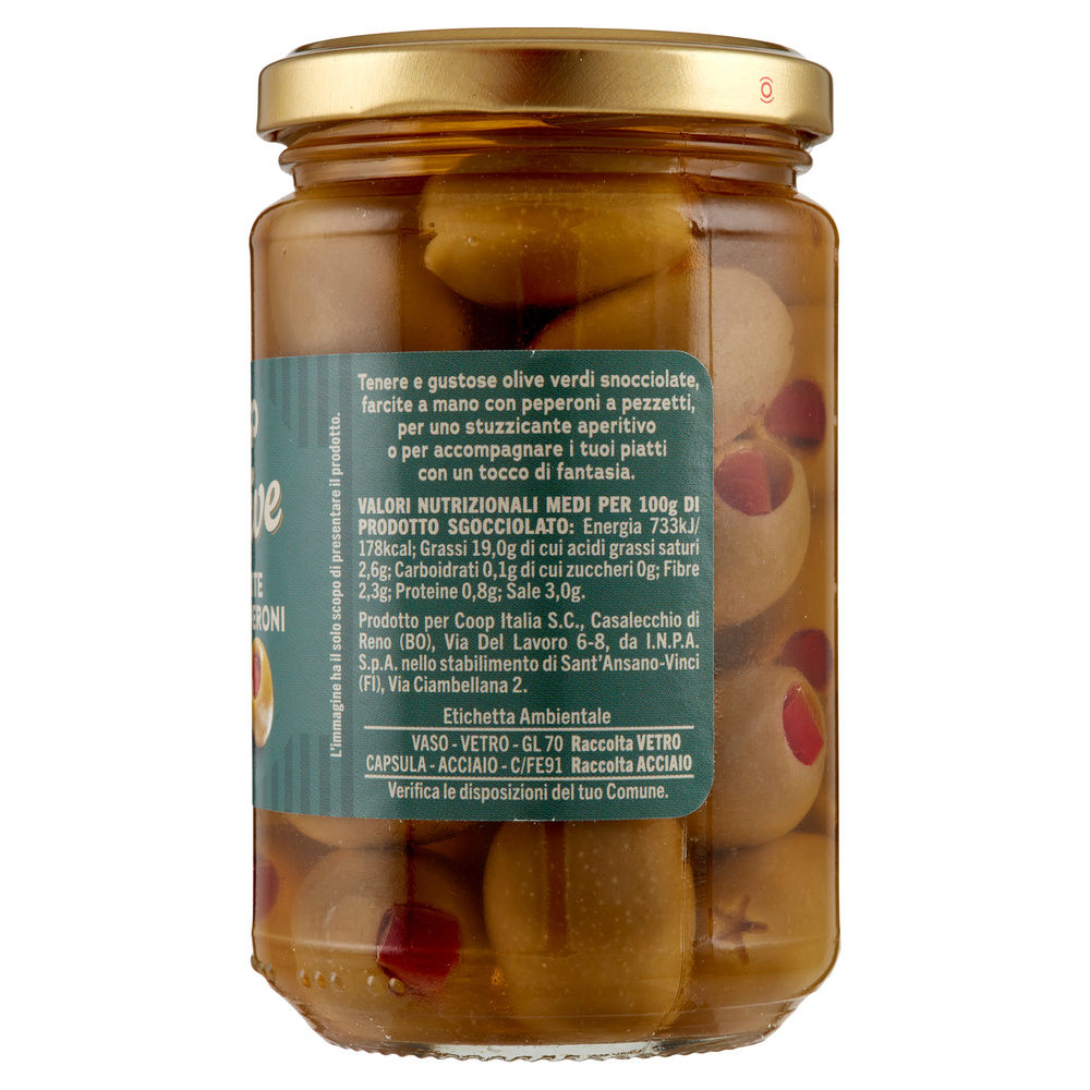 OLIVE FARCITE IN OLIO DI GIRASOLE COOP V.V.280G - 4