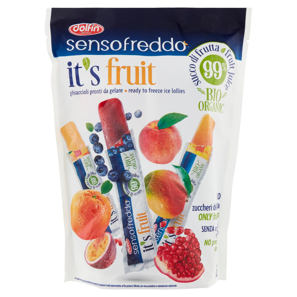 SENSO FREDDO IT'S FRUIT 99% MELOGR/MIRT FR.PASS/PESCA MANGO ARA 40MLX10PZ ML400 - 0