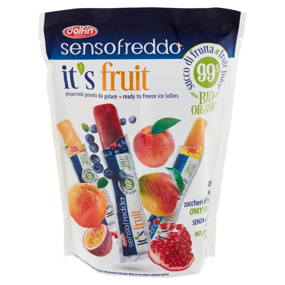 SENSO FREDDO IT'S FRUIT 99% MELOGR/MIRT FR.PASS/PESCA MANGO ARA 40MLX10PZ ML400 - 5