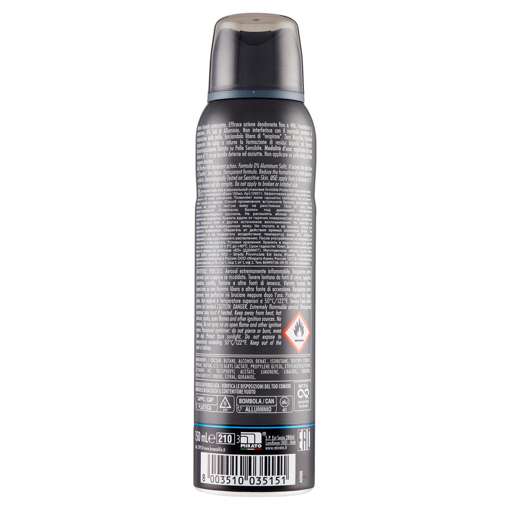 DEODORANTE SPRAY BREEZE MEN INVISIBLE PROTECTION ML 150 - 1