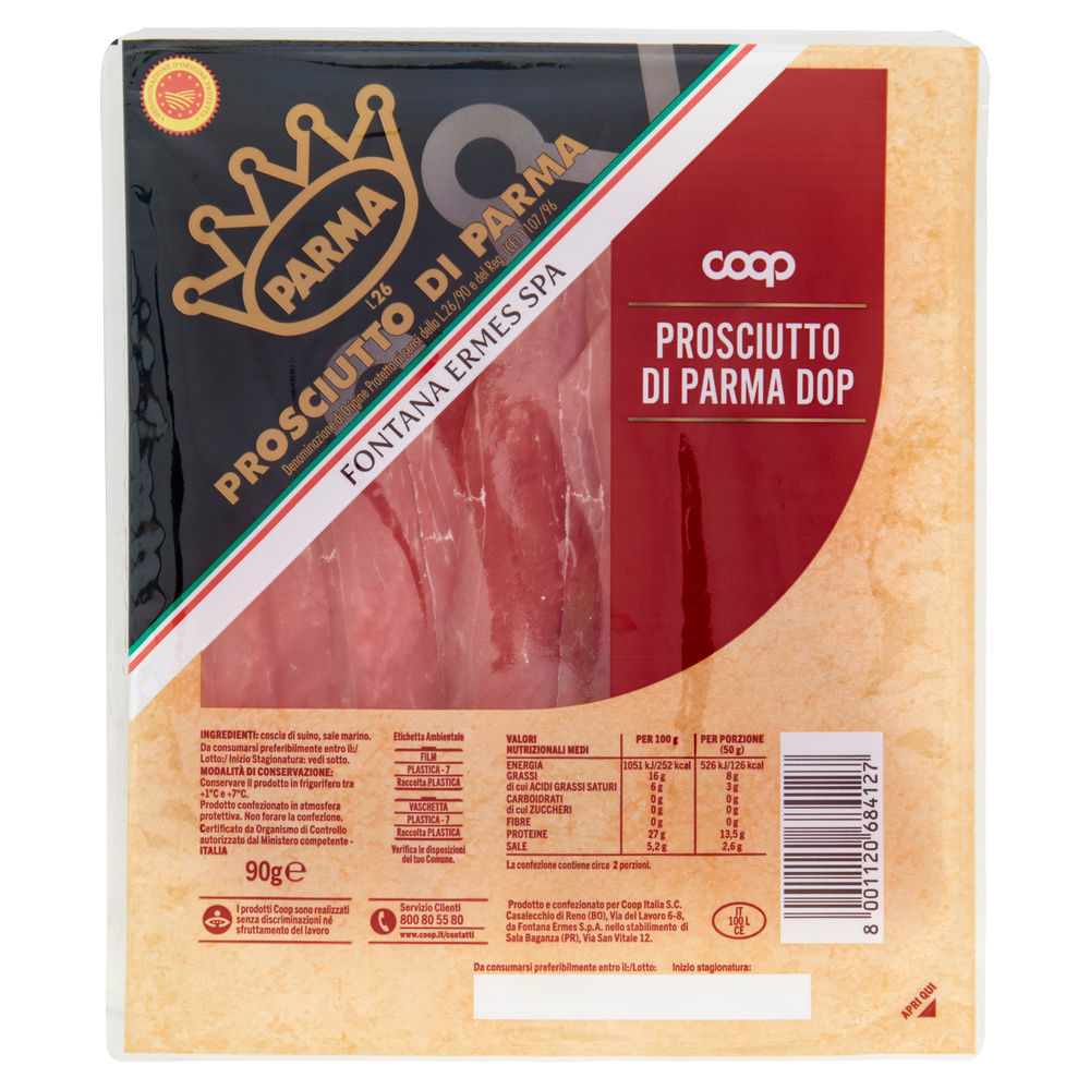 PROSCIUTTO DI PARMA DOP COOP G 90 - 2