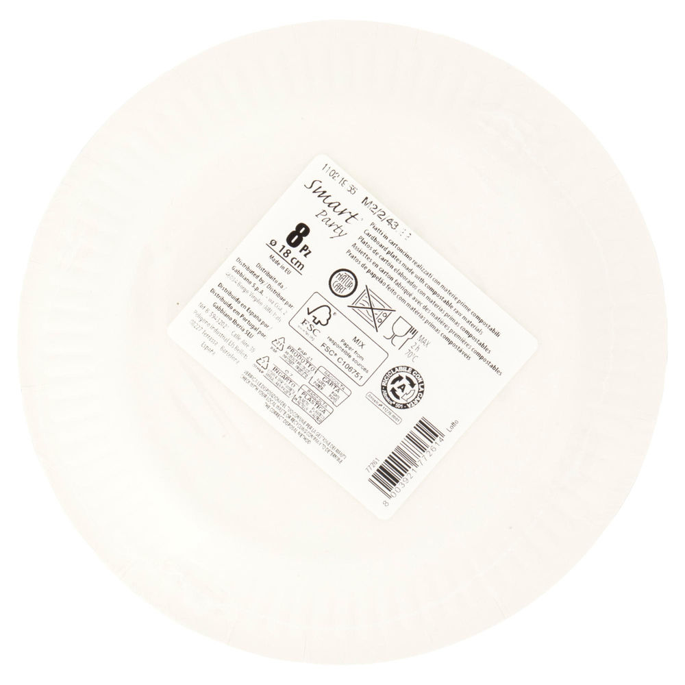 PIATTI 18 PIRATES N.CART SMART PZ.8 - 1