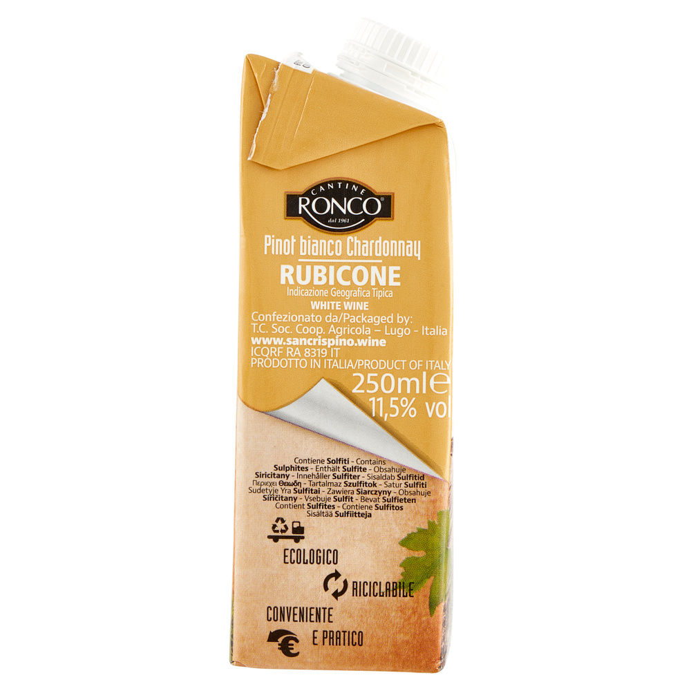 PINOT BIANCO-CHARDONNAY IGT RONCO SANCRISPINO BRICK ML 250 - 4