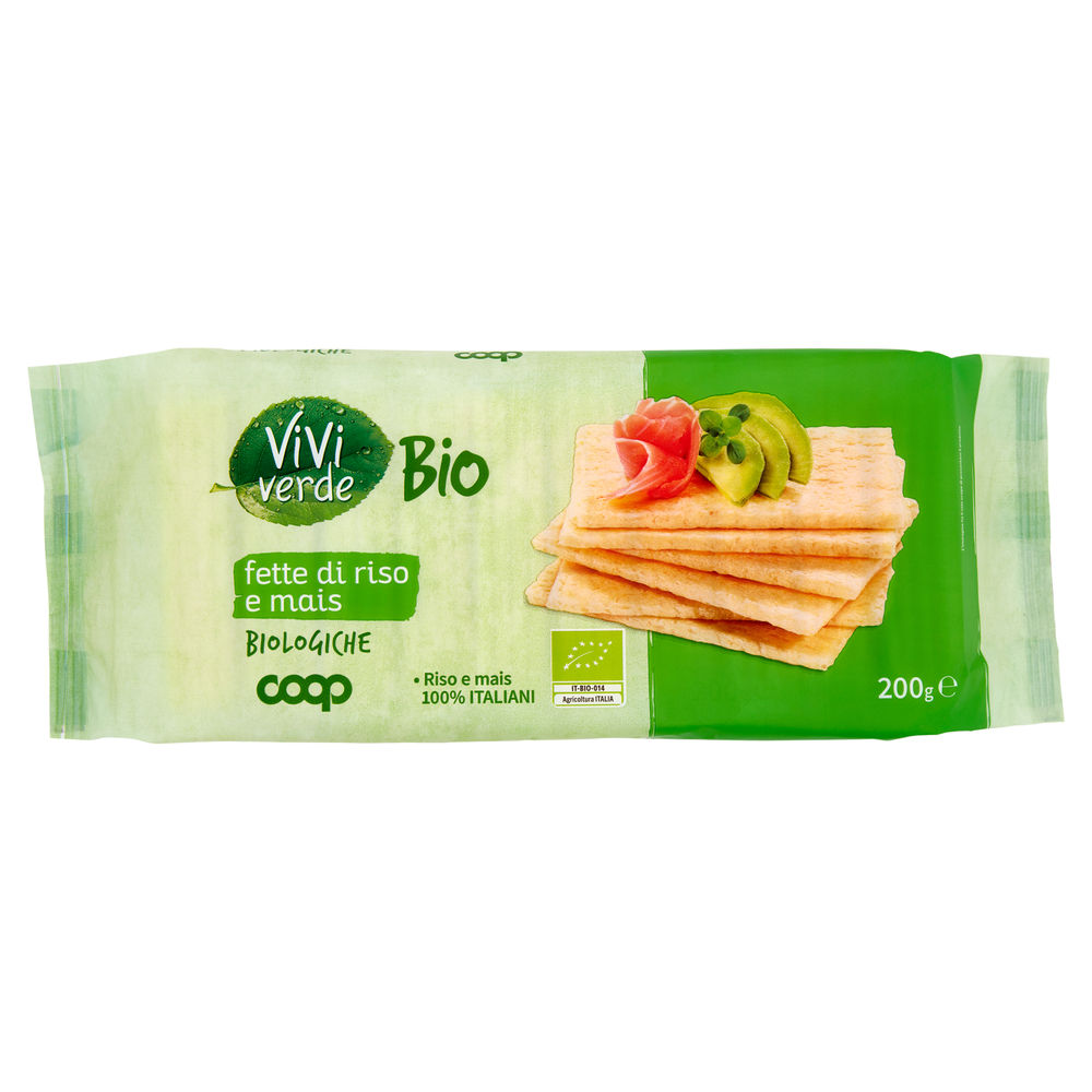 FETTE DI RISO E MAIS BIO VIVI VERDE COOP G 200 (G20X10) - 0