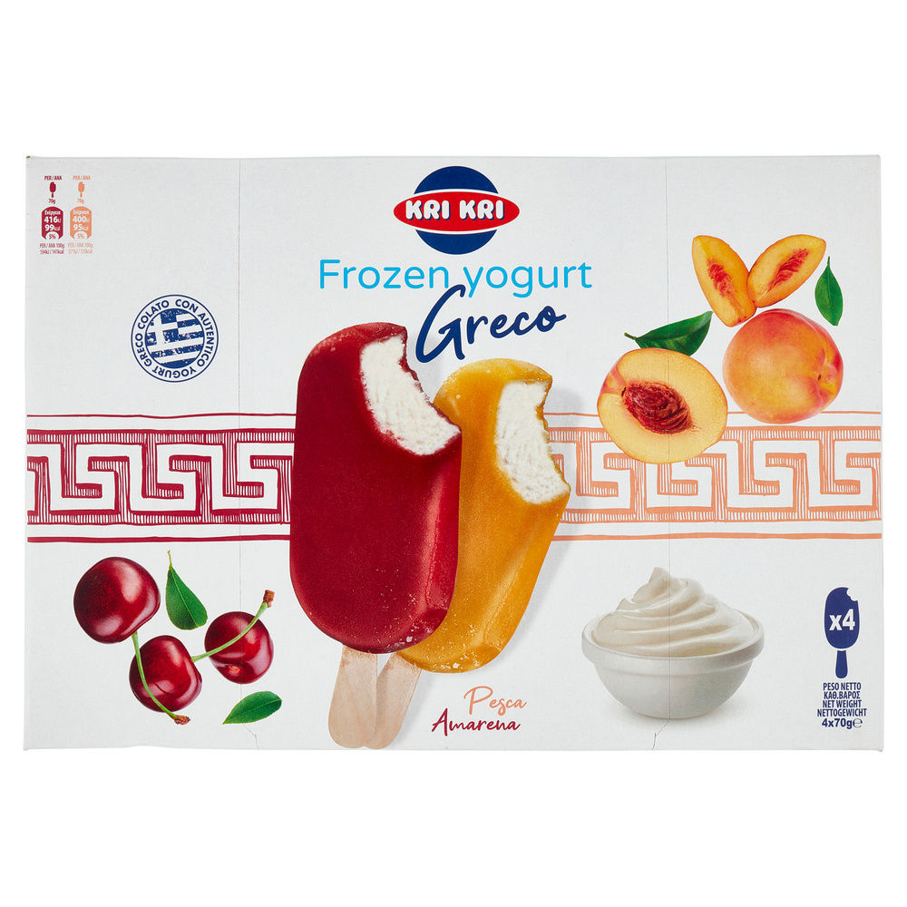 GELATO IN STECCO AMARENA E PESCA KRI KRI G70X4PZ G 280 - 0